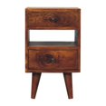 thumbnail image 1 of Artisan Furniture Solid Wood Mini Classic Multi Chestnut Nightstand, 1 of 10