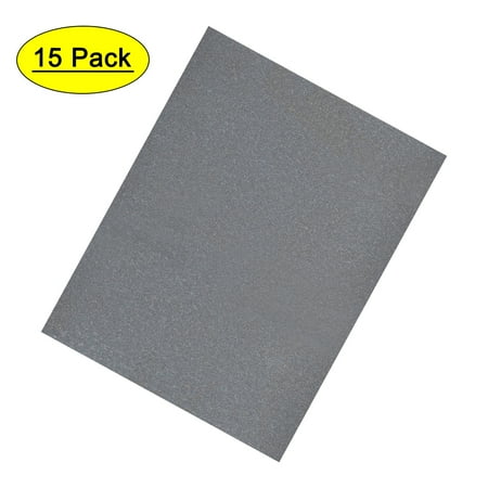 

Uxcell 9 x 11 (230mm x 280mm) 1000 Grits Wet Dry Waterproof Sandpapers 15 Pack