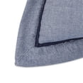 thumbnail image 6 of Michael Amini Mills 7-piece Oversized Cotton Queen Duvet Set in Denim Blue, 6 of 20