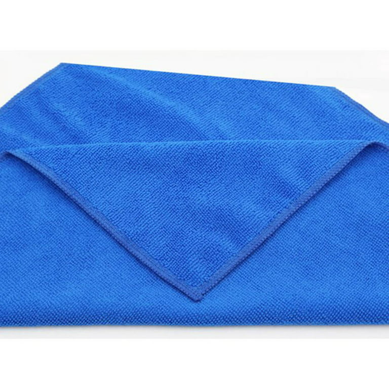 20PACK Cloth for Car - 25 x 25CM- Car Shammy Towel - Super Absorbent -  Scratch-Free Shammy Cloth for Car - (Blue) 