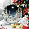 thumbnail image 4 of Dvkptbk Hang one hat Round Acrylic Christmas Decorations Reindeer Hanging Sign Festive Wall Decorations Home Decor Christmas Decorations, 4 of 7