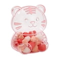 thumbnail image 5 of Transparent tiger-shaped packaging box, large-sized plastic box in the shape of a big tiger, creative tiger-shaped gift box, plastic tiger-shaped candy storage box for Valentine's Day, 5 of 5