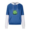 thumbnail image 1 of Sudadera para Mujer Sudaderas con Cuello Redondo Moda Casual Estampado Suelto Manga Larga Tops Cortos Blusa Sin Capucha Odeerbi ODB-5, 1 of 5
