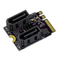 thumbnail image 3 of Tarjeta adaptadora SATA M2 a SATA3.0 KEY A + E WIFI M.2 a tarjeta convertidora para PC, 3 of 7