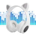 thumbnail image 4 of Auriculares , Auriculares Con Apariencia De Orejas De Gato Y Reducción De Ruido Con Micrófono Para Teléfonos Móviles Para Jóvenes, 4 of 7