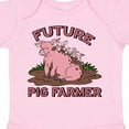thumbnail image 4 of Inktastic Future Pig Farmer with Cute Pig Family Boys or Girls Baby Bodysuit, 4 of 5