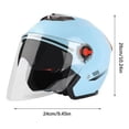 thumbnail image 3 of Moto Jet para Adultos GUANGLU Con Doble Visera () Azul, 3 of 9