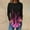 Pink, variant on Sakmal Long Sleeve Tops Blue Flame Crew Neck Graphic Tunic Womens Shirts Under $5