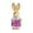 BROWN E, variant on Tall Sisal Bunny Topiary Decor - 13.7in Standing Straw Rabbit with Carrot for Indoor/Outdoor Easter.
