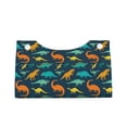thumbnail image 2 of Kdxio Colorful Dinosaur Print Tissue Box Cover,Modern PU Leather Rectangular Tissue Box Holder for Bathroom Living Room Bedroom Office Desk Car Home, 2 of 9