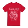 thumbnail image 1 of Iron Man Mens Invincible Dad Fathers Day T-Shirt, 1 of 4