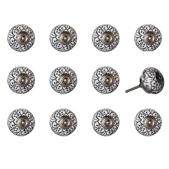 Home Decor Classic Cabinet & Drawer Knobs | 12-Piece | K000010 |