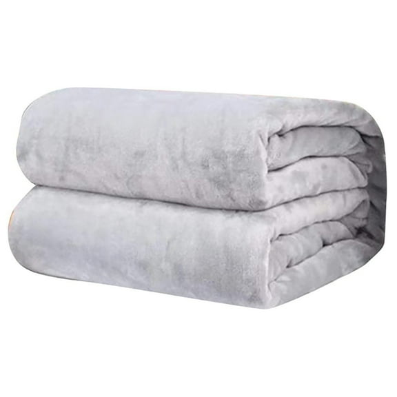 Kayannuo Christmas Super Soft Warm Solid Warm Micro Plush Fleece Blanket Throw Rug Sofa Bedding