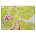 thumbnail image 2 of Addison Rugs Chantille Indoor/Outdoor Transitional Abstract Lime Washable Rectangle Rug, 1'8" x 2'6", 2 of 6