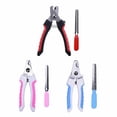 thumbnail image 3 of Pet Nail Clippers with Rubbing Burr Suit Dogs Claw Care Trimmer - Razor Sharp Blades - Cats Grooming Nail Cutter For All Pets, 3 of 3