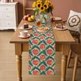 thumbnail image 2 of Spring Botanical Table Runner 72 Inches, Abstract Watercolor Fruits Leaf Plant Bed Runner Dresser Scarves Tabletop for Indoor Outdoor Parties/Ceremony/Banquet, 13" x 72", 2 of 8