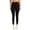 Black, variant on Womens High Waist Seamless Gym Leggings, Squat Proof Stretchable Tight Sports Pants for Yoga Workout Black M