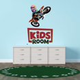 thumbnail image 3 of Kids Bike Wall Decal Sticker - Boys Room Decor -Vinyl Art Sticker-Removable Wall Decal - Kids Teens Bedroom Racing Car Adhesive- Size : 40" x 40", 3 of 4