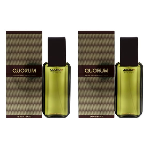 Antonio Puig Quorum - Pack of 2 EDT Spray, 3.4 oz