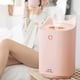 thumbnail image 5 of Humidificador de aire de 2 l con USB, hidratación profunda, boquilla fina, multifunción, para escritorio, luz ambiental para oficina, color rosa, 5 of 12