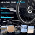 thumbnail image 2 of Movcan V80 Adult Electric Bicycle, 1500W Peak Motor, 48V 13Ah Battery, 28 MPH Top Speed, Up to 70 Miles Range, 2 of 9