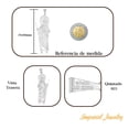 thumbnail image 2 of Dije de Plata 925 Figura San Judas 7.8 Cm para Collar Hombre Imperial Jewelry, 2 of 3