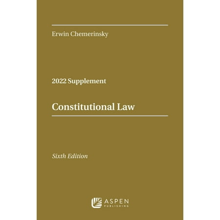 UPC: 9781543858198 | Supplements: Constitutional Law: 2022 Supplement (Paperback)