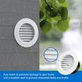 thumbnail image 5 of Adjustable Air Ventilation Cover Round Ducting Ceiling Wall Hole Abs Air Vent Grille Louver Kitchen Bath Air Outlet Fresh System, 5 of 7