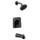 thumbnail image 1 of Grifo para bañera y ducha Moen Genta LX, negro mate, 1 of 8