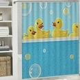 thumbnail image 6 of BCIIG Rubber Ducks Shower Curtain with Hooks for Bathroom Decor 60"x72, 6 of 7