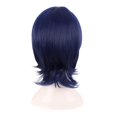 thumbnail image 4 of LinYooLi Perruque Cosplay en Fibre Synthétique 16 Pouces/40 cm (Blanc/bleu Azure), 4 of 4