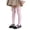Pink, variant on Girls Bow Knee High Socks Vertical Ribbed Cotton Long Stockings Soft Stretchy School Uniform Socks for Kids Daily Wear Party Dressy Outfits(3-8 Years,Pink)