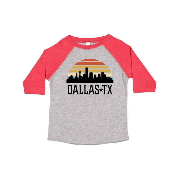 Inktastic Dallas Texas Skyline Vintage Boys or Girls Toddler T-Shirt