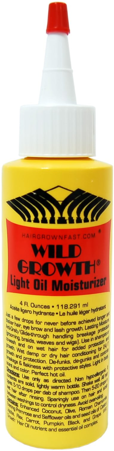 Wild Growth Light Oil Moisturizer 4 Fl Oz Walmart Com