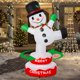 thumbnail image 1 of Muñeco de nieve inflable giratorio BrdJade de 6 pulgadas con LED, 1 of 8
