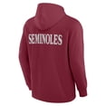 thumbnail image 3 of Men's Fanatics Garnet Florida State Seminoles Blaze Tri-Blend Pullover Hoodie, 3 of 3