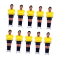 thumbnail image 4 of Lipstore 10 Pieces Foosball Men Set Soccer Table Mini Doll Table Football Men Yellow Dark Blue, 4 of 8