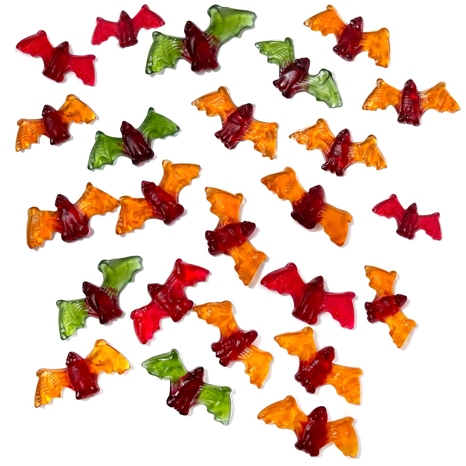 Haribo Sour Vampire Bats Gummy Candy 12 Pack — 4 oz Bag Each — Halloween Fruit-Flavored Sour Gummies