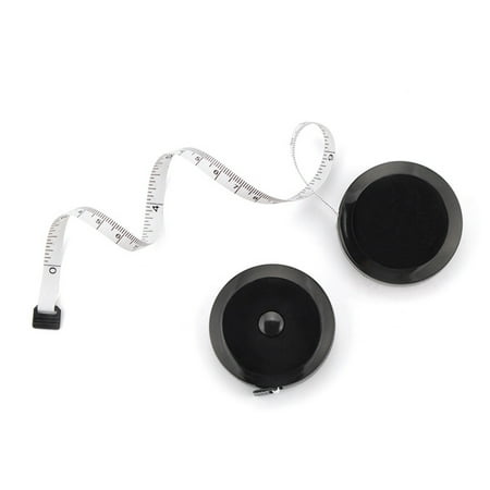 

2 Pcs Round Tape Measure Dual Sided Mini PVC Measuring Portable