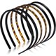 thumbnail image 1 of Diademas de plástico CHAO 6 piezas Skinny Beaut con dientes tacto suave para el cabello, 1 of 5