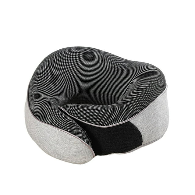 SDNall Adjustable Travel Neck Pillow for Airplane, Cervical Support Foam Pillow for Car and Home Recliner, Soft Head Support