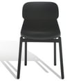 thumbnail image 4 of SAFAVIEH Couture Abbie Classic PP Solid Dining Side Chair, Black (Set of 2), 4 of 14