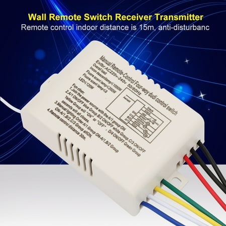 Topincn Wireless Remote Control Switch 4 Ways On Off 220v Digital Wall Light Receiver Transmitter Canada - Wireless Wall Switch Remote For Indoor Light Control Topincn Wireless Remote Control Switch 4 Ways On Off 220v Digital Wall Light Receiver Transmitter Canada - Wireless Wall Switch Remote For Indoor Light Control