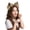 Grass yellow, variant on Convention Detachable Rechargeable Moving Ear Headband, Realistic Plush Electric Cats Ears Hair Hoop with Multiple Color Options