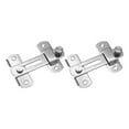 thumbnail image 4 of Guardoinrt 2pcs/set Sturdy And Practical Hinge Closure Convenient Door Lock Accessory Stainless Steel Hinge Closure With Screws small size 5Set, 4 of 6