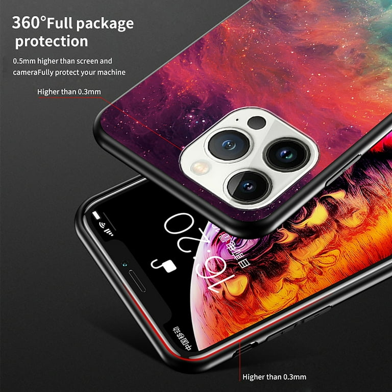 Nalacover For iPhone 13 Pro Max Fit Slim Case,Stylish Galaxy