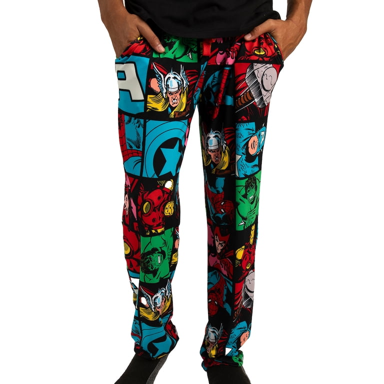 Pyjama Homme Marvel Avengers Court Été - Tee Shirt Et Short Super Héros Officiel