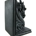 thumbnail image 3 of Pacific Giftware Gothic Dragon Bookends Midieval Book Ends, 4"D x 4.25"W x 6.25"H, Black, 3 of 7