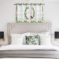 thumbnail image 3 of Spring Botanical Kitchen Curtains Window Panels, Garden Birds Floral Leaves Gray Woodn Insulated Window Treatment Curtain, Grommet Curtains for Bedroom/Living Room/Bathroom, 2 Piece 52"Wx45"L, 3 of 8