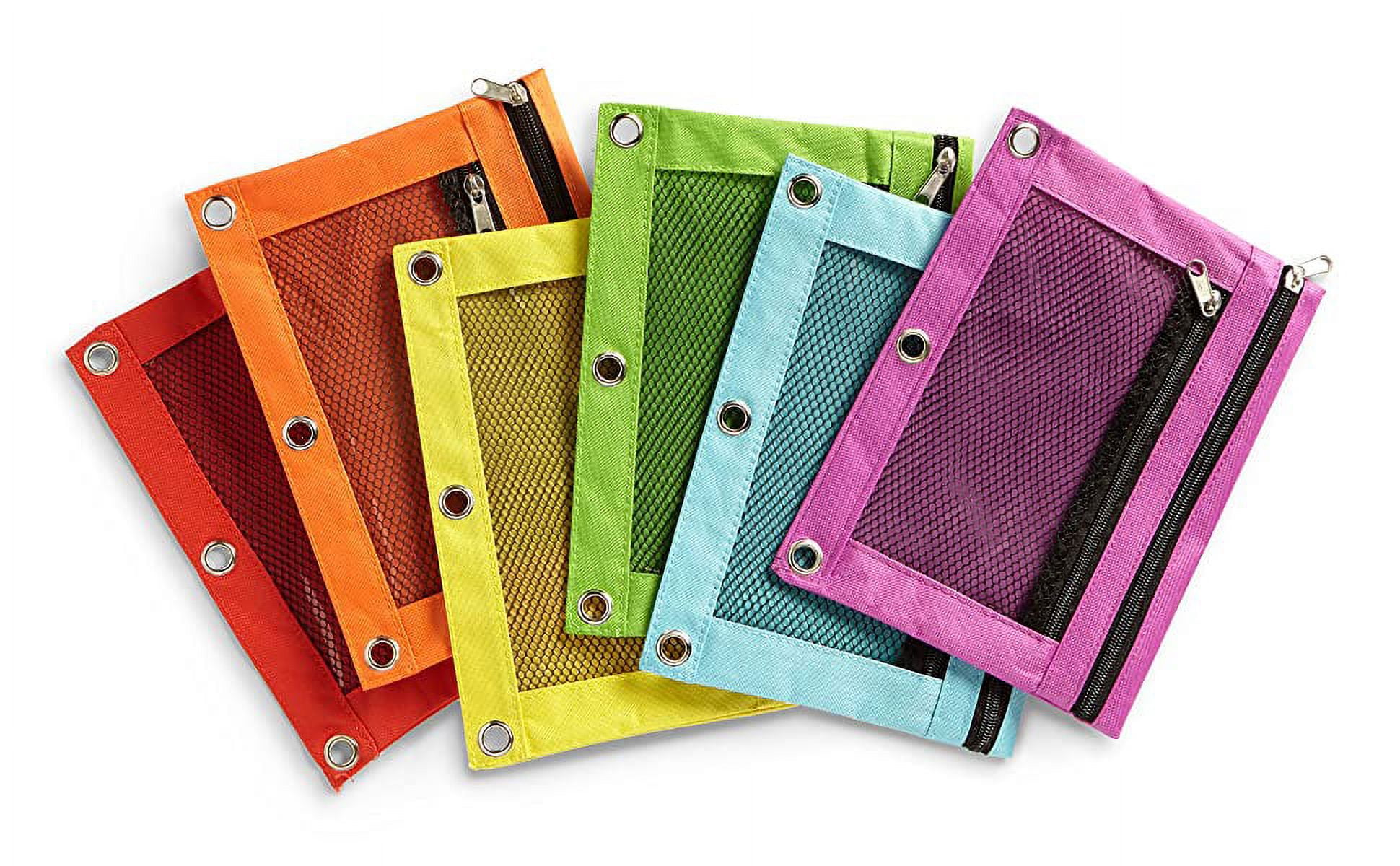 Pencil Pouches, 10 Pack Assorted Colors